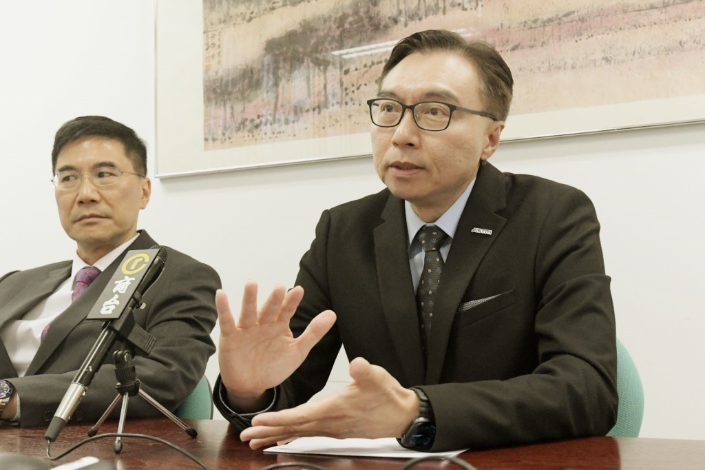 李惠光引述夏寶龍在會上的說話，包括認可香港創科發展對國家的貢獻。禇樂琪攝