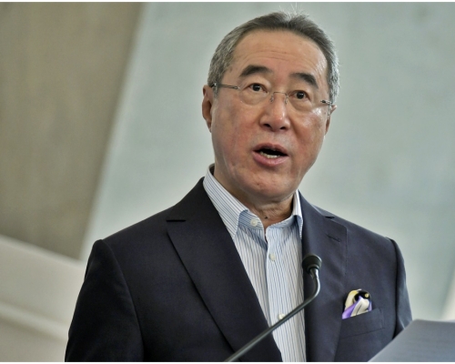 唐英年對有不同背景、政治光譜的參選人都可以「過關」感到欣慰。資料圖片