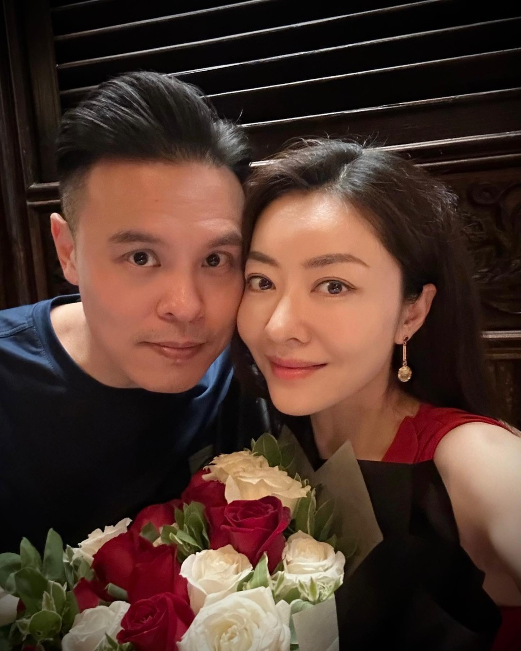 熊黛林去年与郭可颂庆祝结婚7周年。