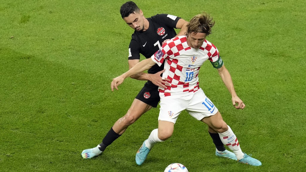 去屆世界盃亞軍克羅地亞有力突圍。Reuters