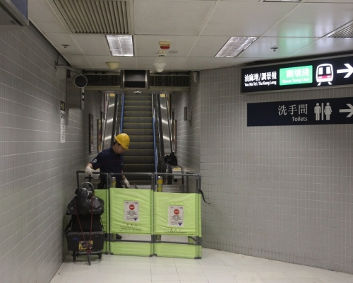 港鐵九龍塘站過往也發生過扶手電梯故障。資料圖片