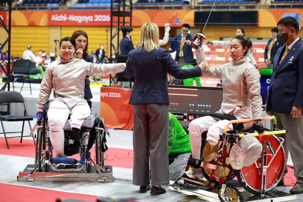 余翠怡获得个人第五块奖牌。照片由中国香港残疾人奥委会提供