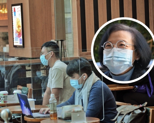 陳肇始（小圖）表示局方正檢視疫情發展情況，決定是否延長有關措施，或推行其他防疫安排。資料圖片