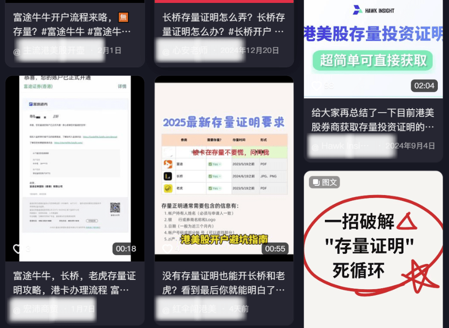 內地社交平台上有不少人聲稱,可協助取得存量證明。 內地社交平台上有不少人聲稱,可協助取得存量證明。