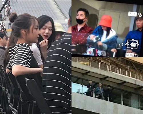 Sulli、太陽與Dara及大聲、iKON成員