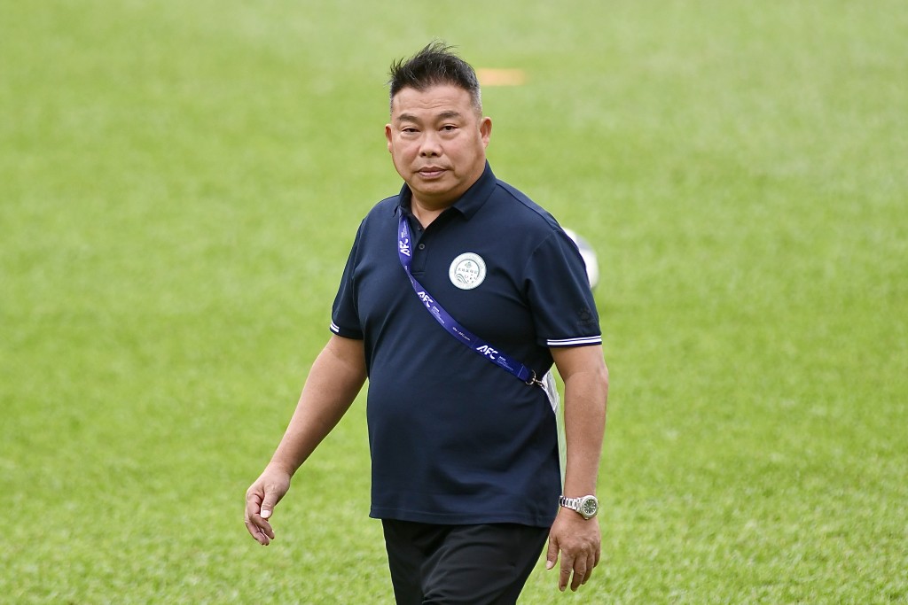 大埔主教练李志坚。杨骏尧摄