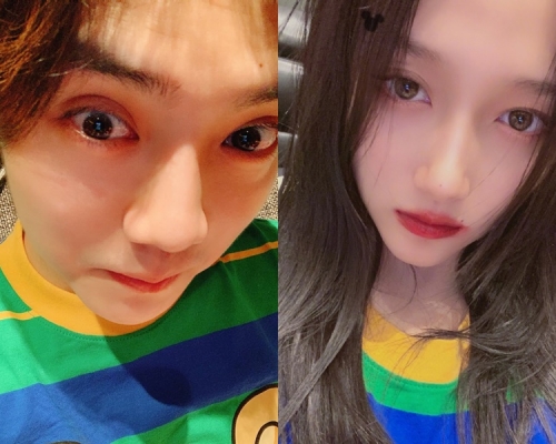 鹿晗與關曉彤一件T恤兩份著？