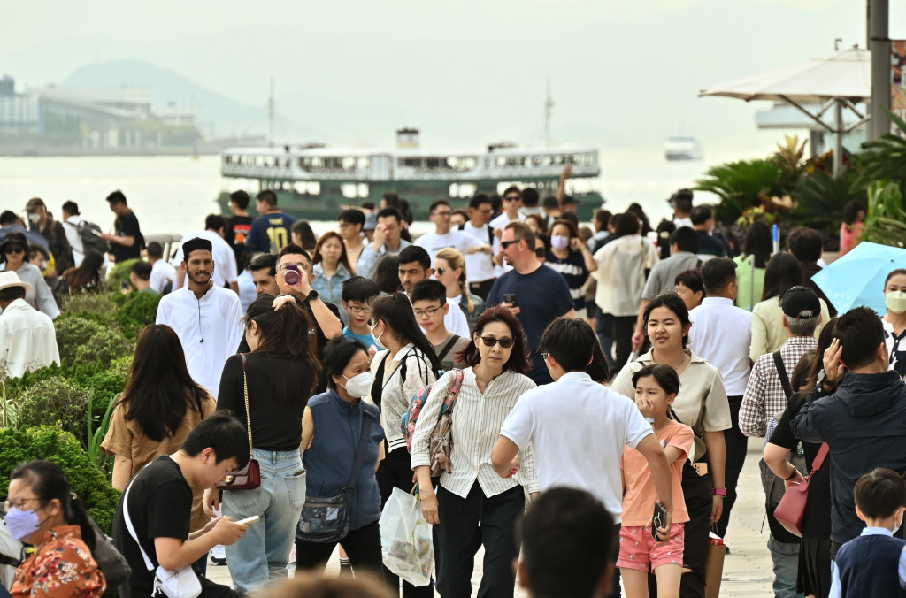 香港上半年累計近1300萬訪港旅客人次。資料圖片