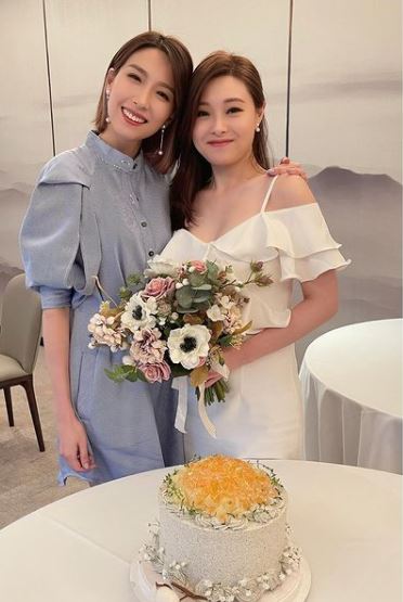 姚子羚（左）的主播胞妹早前亦出嫁。