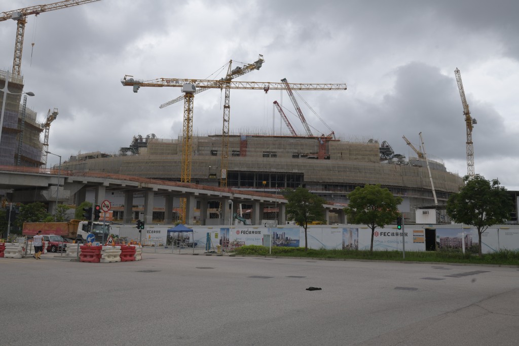 将落成的启德体育园区预料将成为2025年全运会赛事的的主场地之一。资料图片