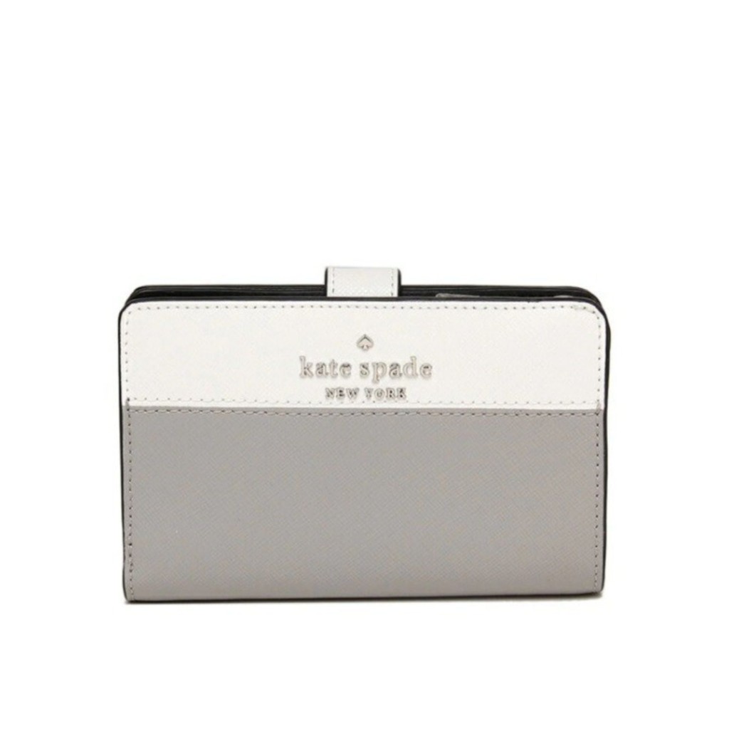 Women Staci Medium Compact Bifold Wallet - Grey：$600（原價$2,400）