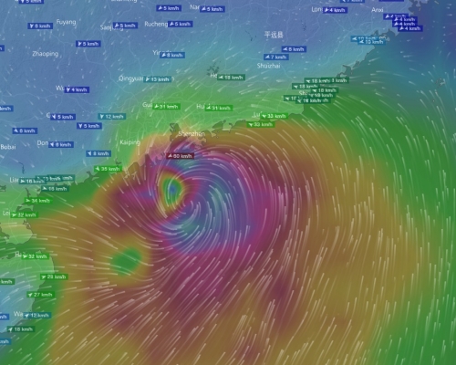 美國全球預報系統(GFS) 預料下周可能有熱帶氣旋進入南海。