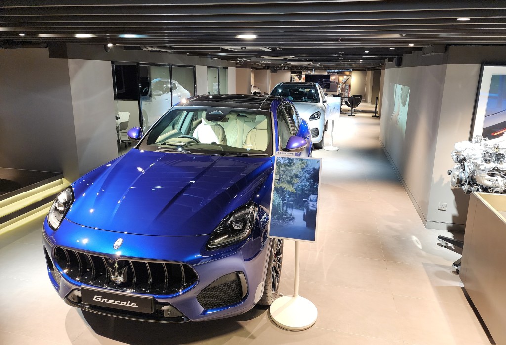 玛莎拉蒂Maserati与Sonus faber跨界合作：顾客现可前往玛莎拉蒂香港陈列室，亲身体验Sonus faber为Grecale打造的车载高级音响系统。