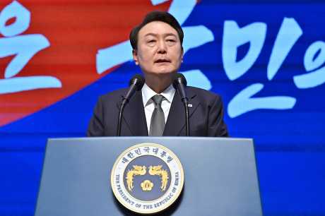 南韩总统尹锡悦。 资料图片