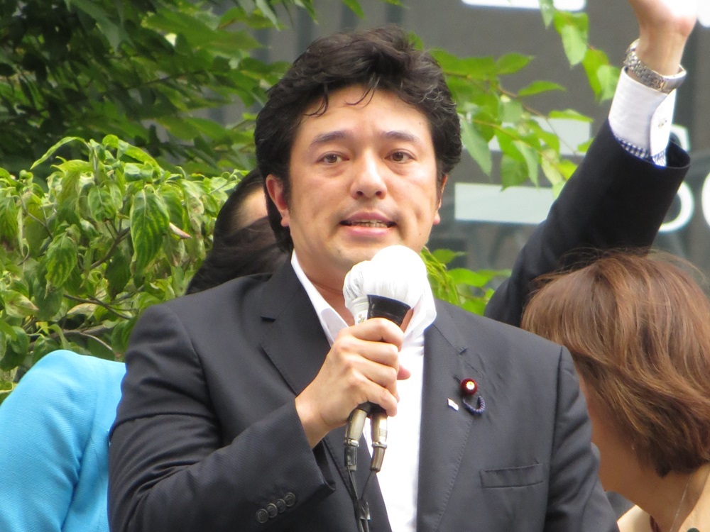 日本防衛副大臣中山泰秀。網上圖片