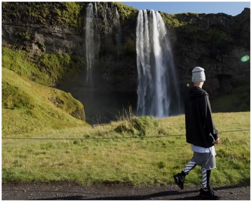 Justin Bieber取景吸引遊客。MV截圖