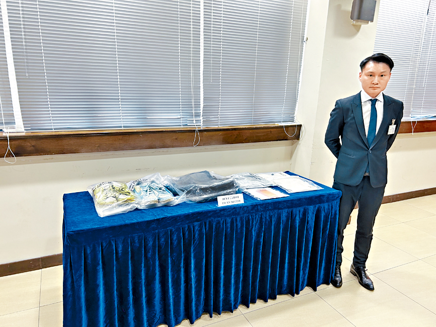 荃灣警區重案組第二隊高級督察張文迪交代案件。