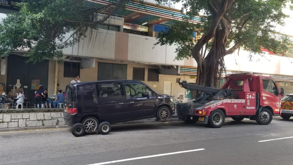 部分違例車輛。