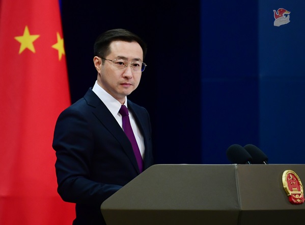 外交部回應美向中國台灣出售武器情況:台灣問題是中美第一條不可逾越的紅線。 外交部回應美向中國台灣出售武器情況:台灣問題是中美第一條不可逾越的紅線。