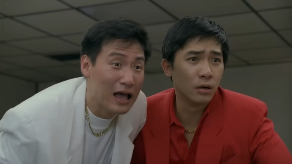 片中梁朝偉和張學友默契十足。