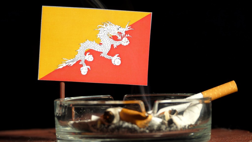不丹於2010年禁售香煙，惟政策效果「不似預期」。（iStock）