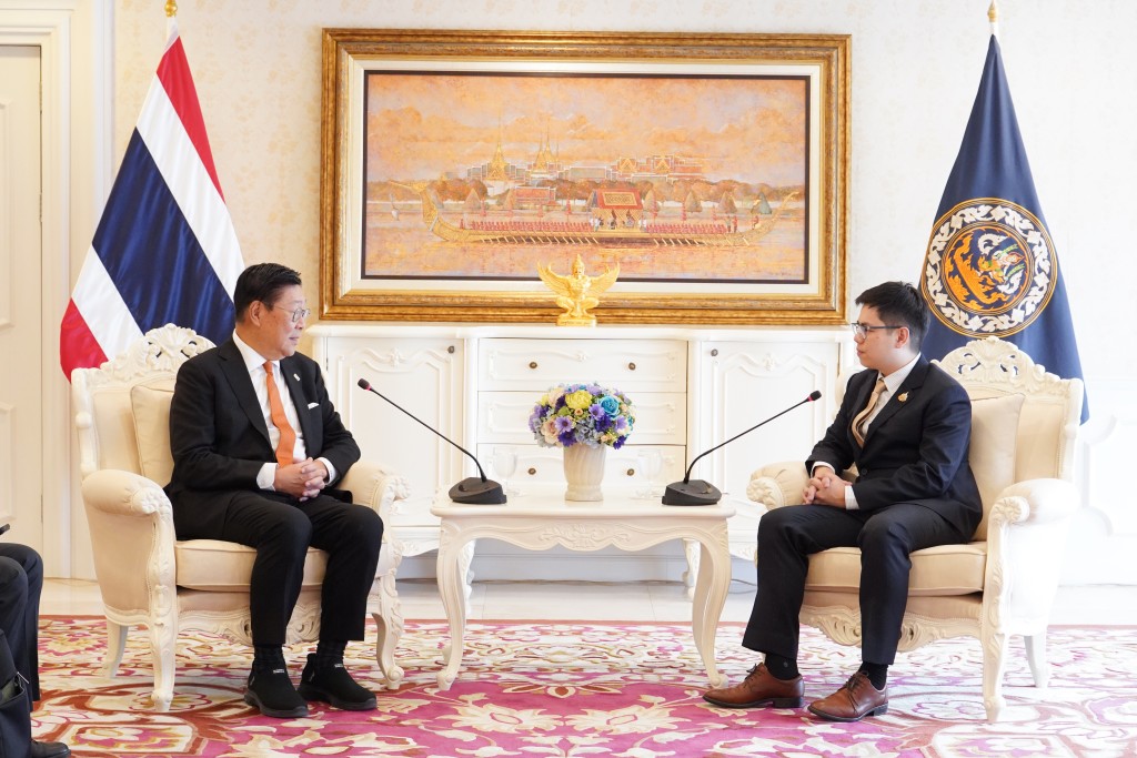 貿發局主席馬時亨與泰國商務部副部長Chantawit Tantasith會面。