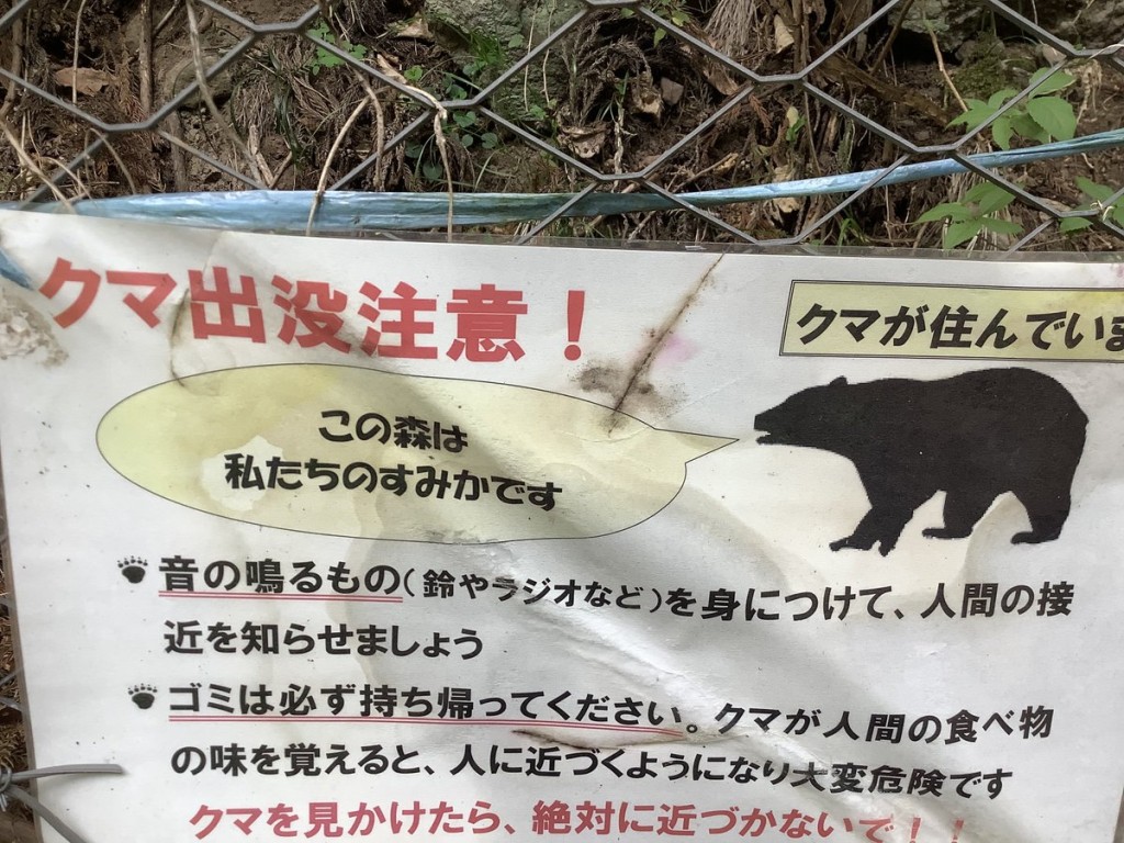 長野熊出沒目擊報告一周暴增4倍。長野須坂市X圖片 長野熊出沒目擊報告一周暴增4倍。長野須坂市X圖片