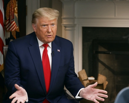 特朗普巡視海湖莊園後感不滿。AP資料圖片