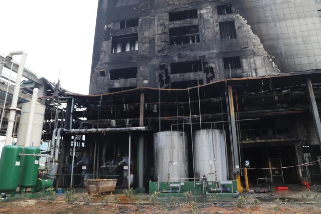 寧夏一化工廠凌晨突發爆炸，已致2死4傷。 澎湃新聞
