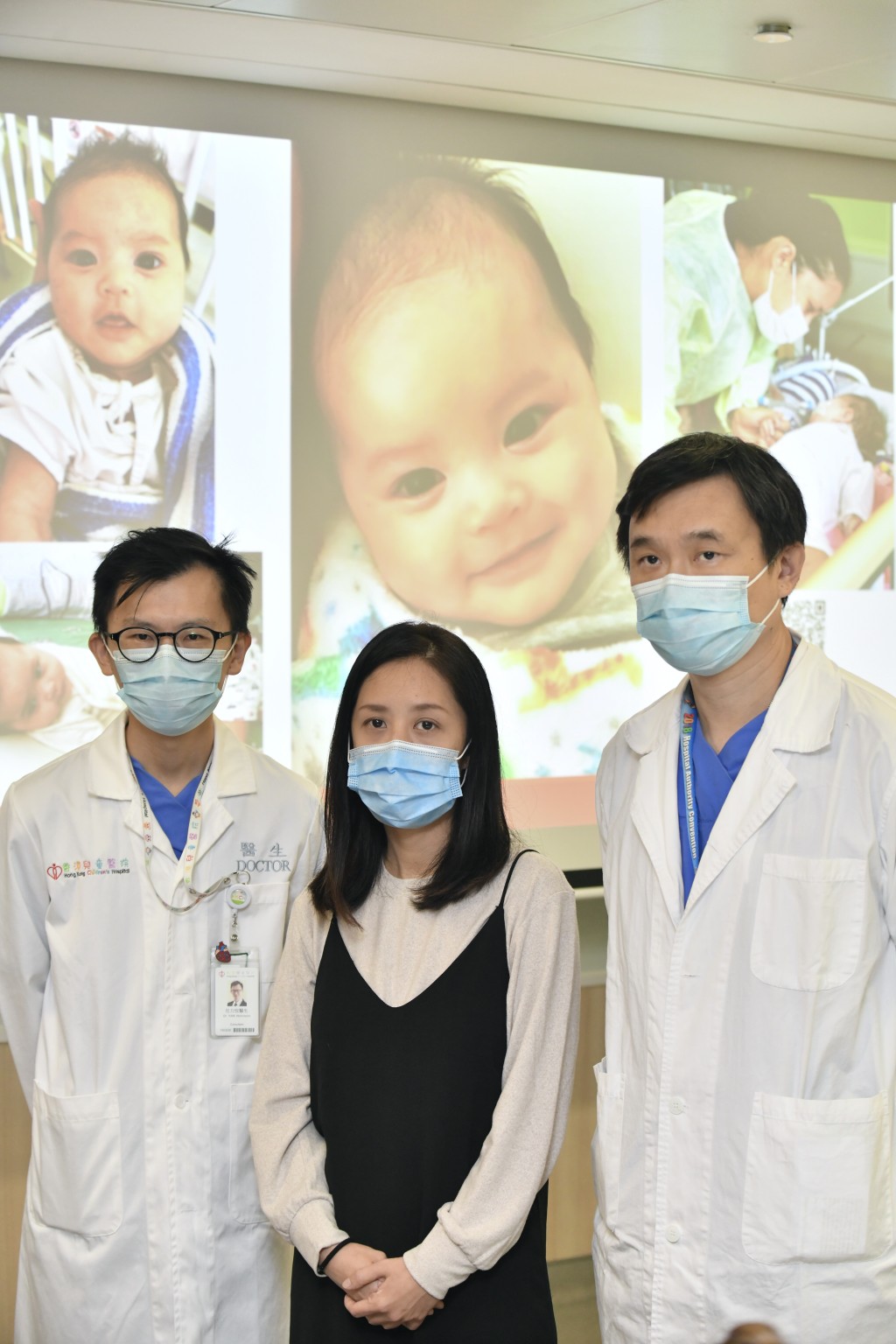 4個月大的女嬰芷希因罹患「擴張型心肌病變」。盧江球攝