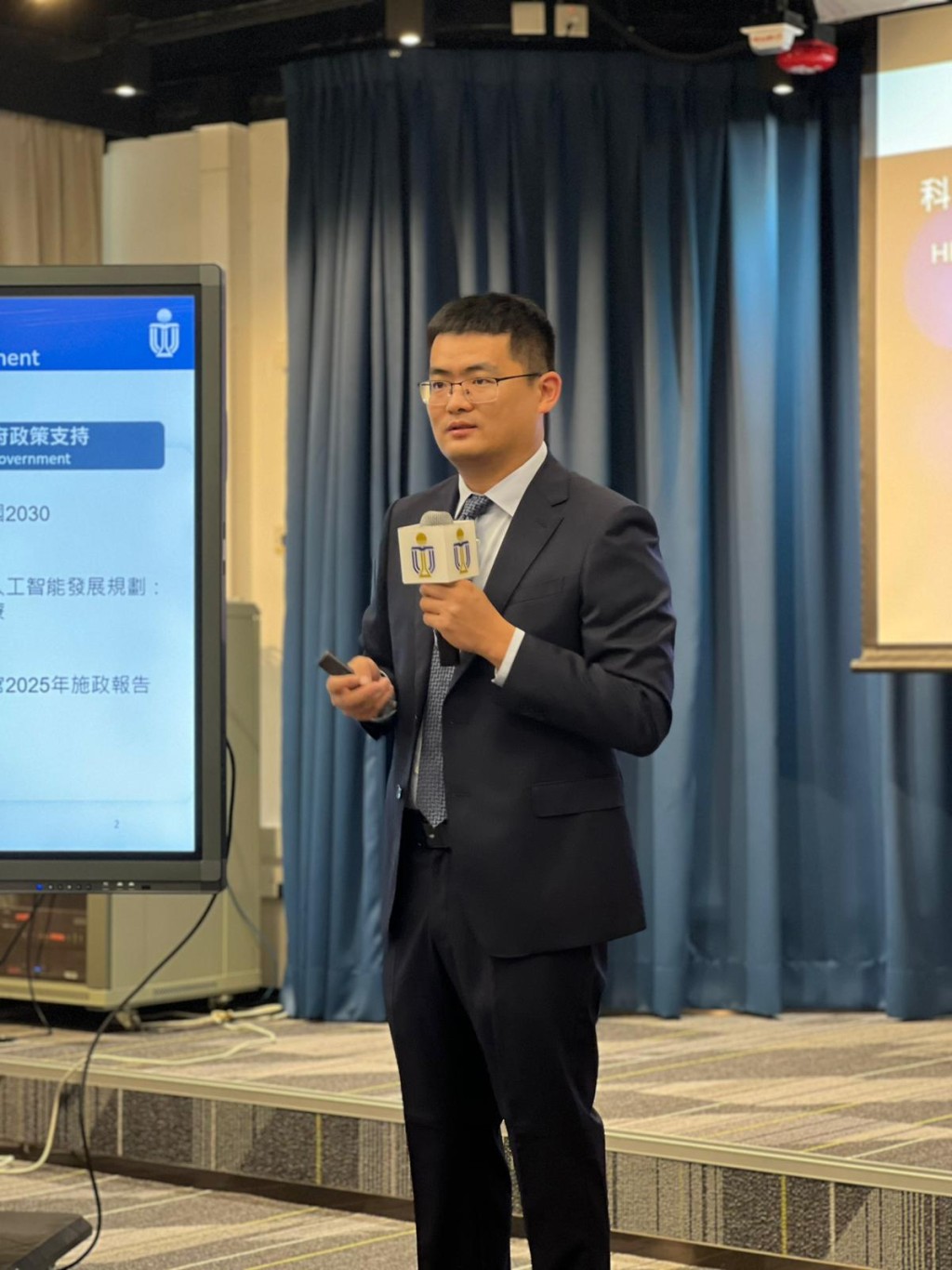 陳浩表示,系統能精準診斷多種香港發病率最高的癌症。佘丹薇攝 陳浩表示,系統能精準診斷多種香港發病率最高的癌症。佘丹薇攝