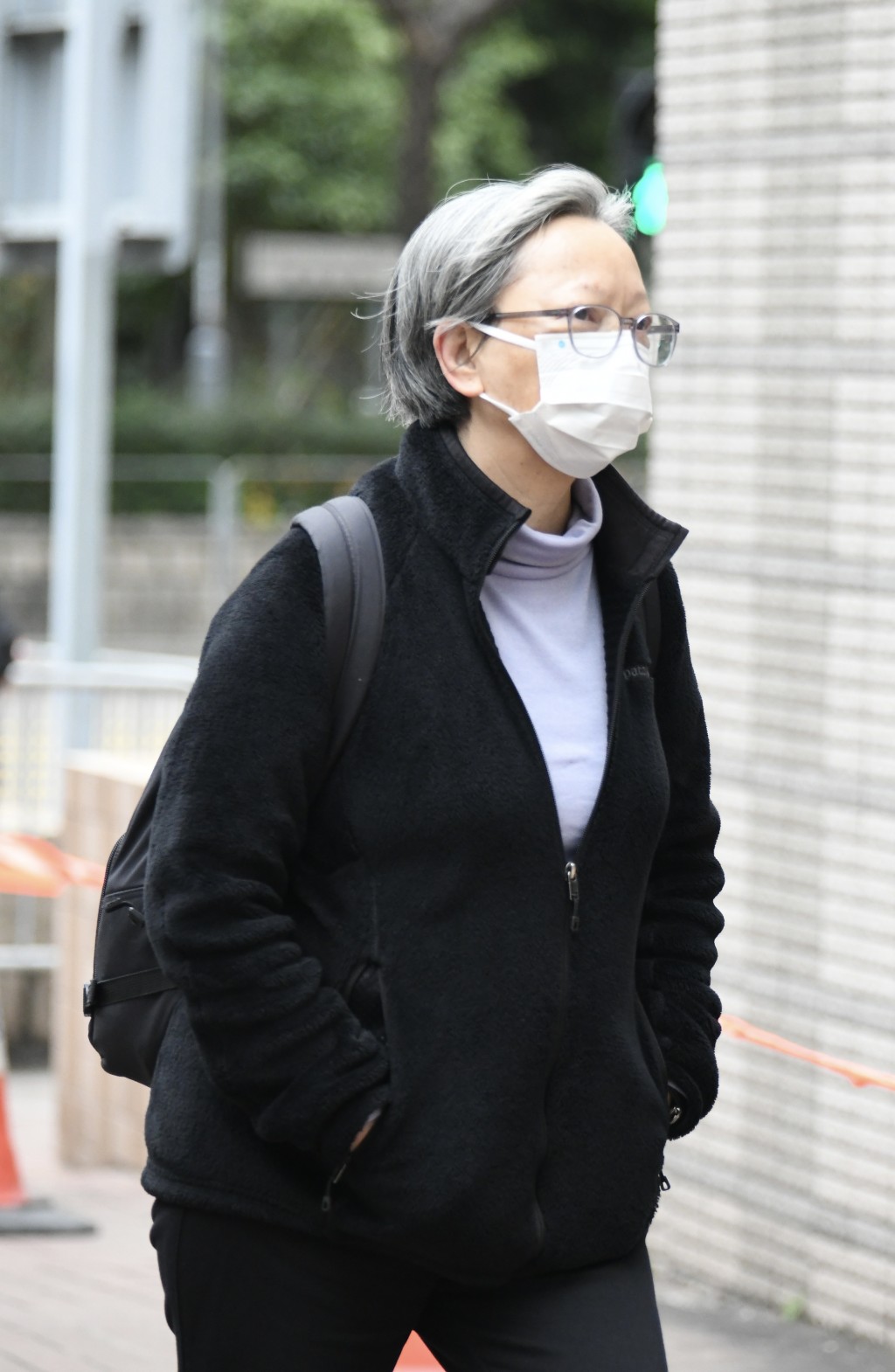 被告何秀蘭。禇樂琪攝