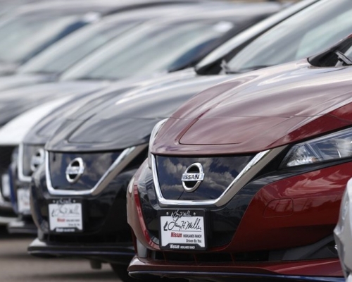 日本EV私家車的銷量佔比不到1%。美聯社資料圖片