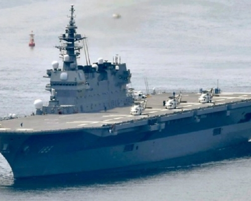 日本海上自衛隊護衛艦「出雲號」改裝成為航母。AP