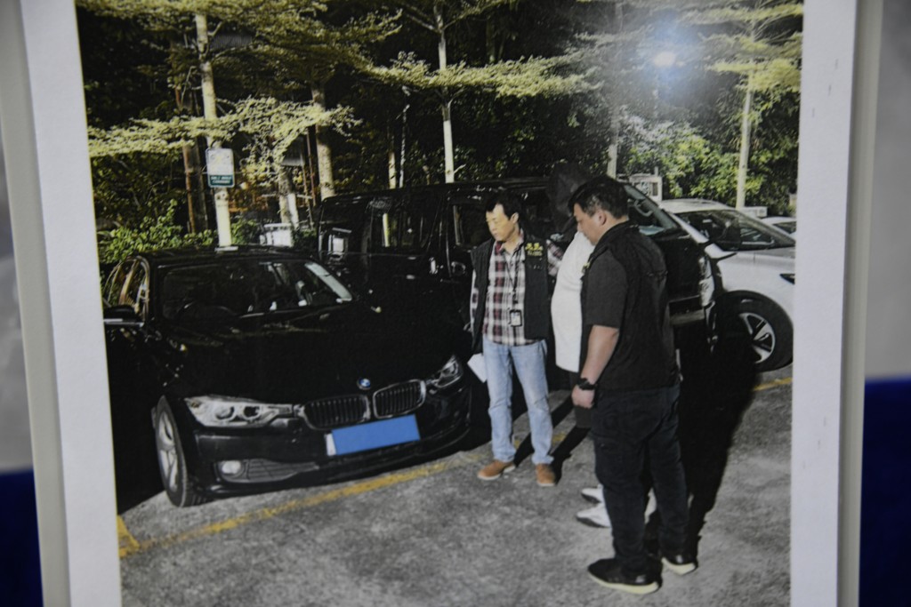警方在新田一停車場起回涉案車輛。