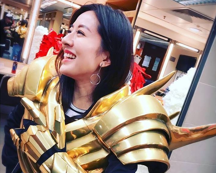 唐詩詠Cosplay聖鬥士星矢。網上圖片