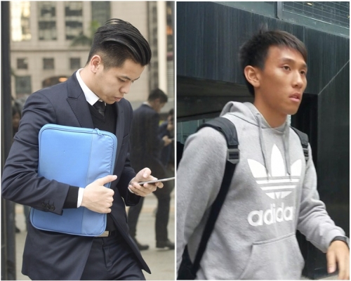 被告之一陳柏衡（左）。資料圖片；證人胡晉銘。黃顯晴攝