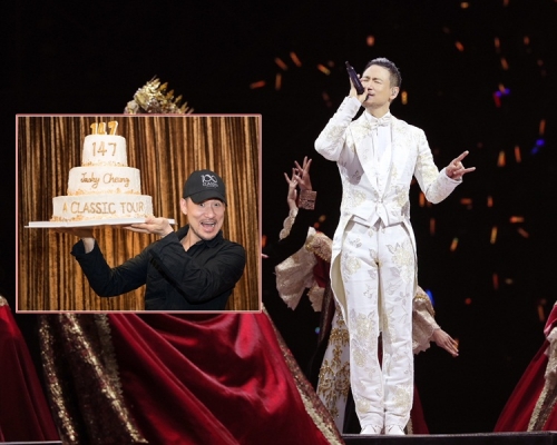 学友在破纪录这天表示好紧张。