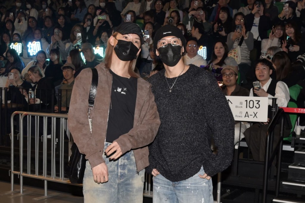 Jeremy（李駿傑）及Stanley（邱士縉）到場支持。