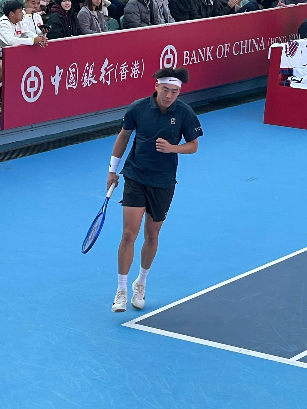 黃澤林反勝迪亞路,首次打入香港公開賽8強。羅淑佩fb 黃澤林反勝迪亞路,首次打入香港公開賽8強。羅淑佩fb
