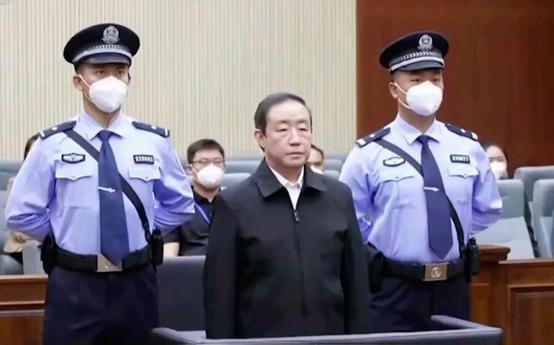 傅政华去年９月受审。