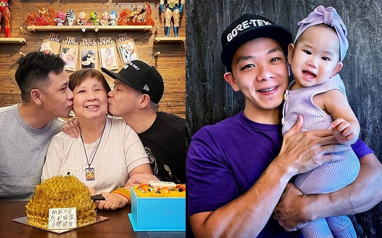 林子善誕下女兒後，明白到母愛的偉大，他希望以後自己的生日都與媽媽慶祝，好好報答她。