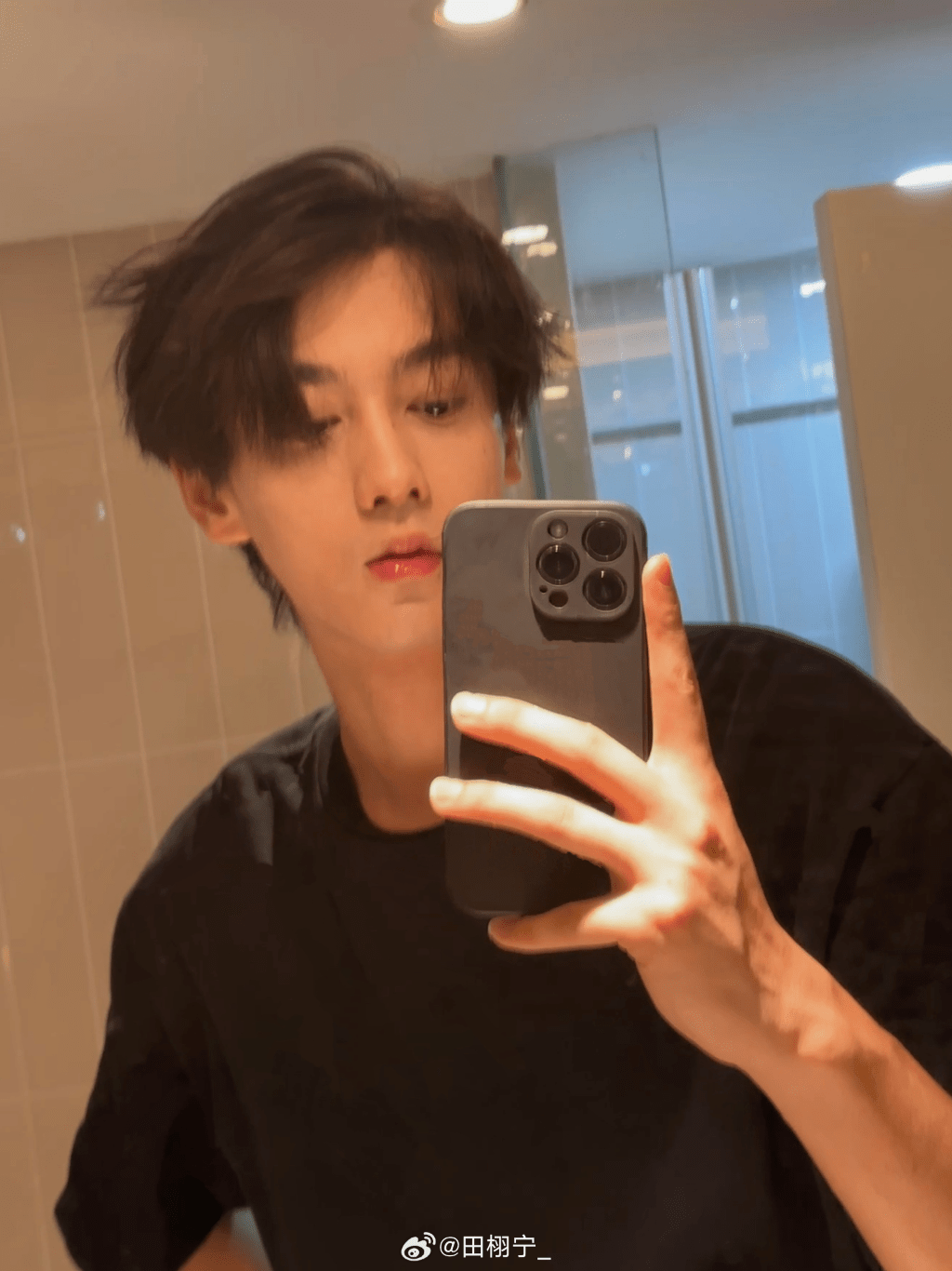 男星田栩寧。 微博 男星田栩寧。 微博
