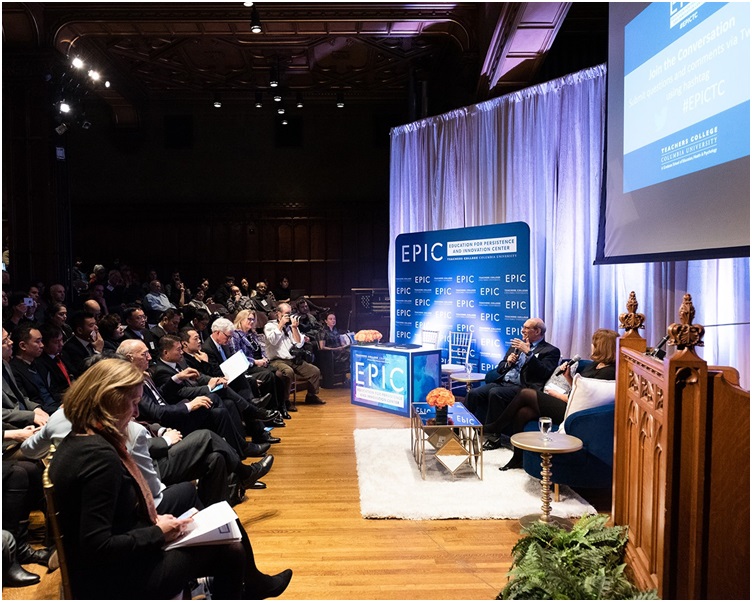 彭志兵於出席講座。