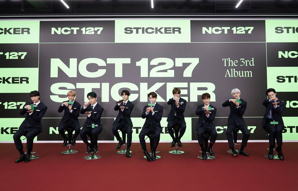 NCT 127新專輯《Sticker》線上記者會。