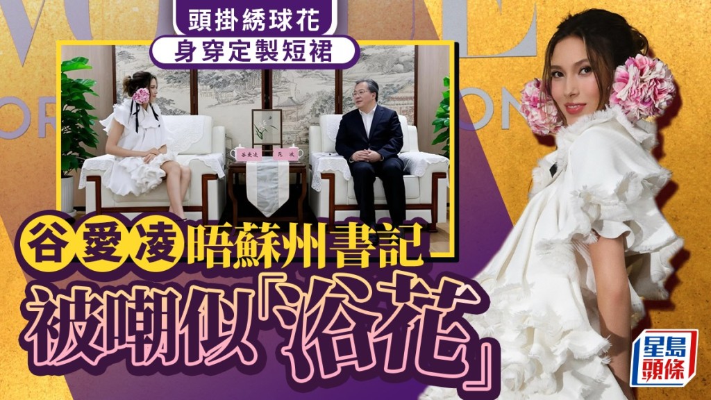 谷愛凌會見蘇州書記時的造型著裝引發熱議。