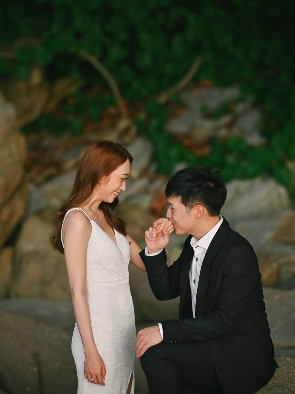 曾曉婷和老公合組美滿家庭。 曾曉婷和老公合組美滿家庭。
