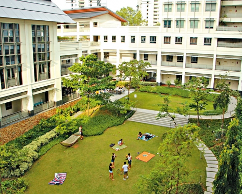 新加坡「耶魯-國大學院」校園一角。