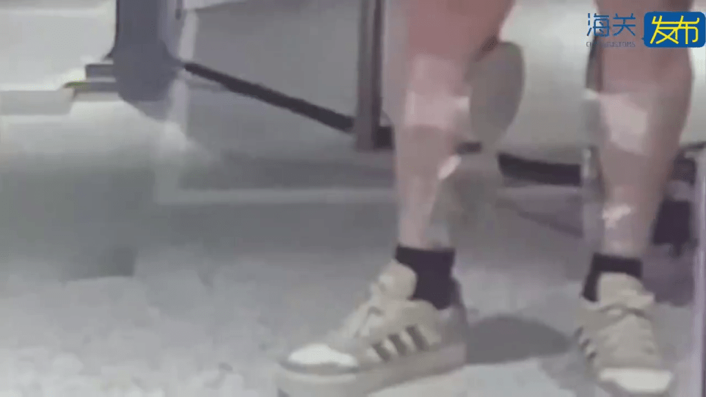 走私集团深夜闯关以“腰缠脚绑”方式偷运游戏光盘及卡带,共2,150件被起获。 走私集团深夜闯关以“腰缠脚绑”方式偷运游戏光盘及卡带,共2,150件被起获。