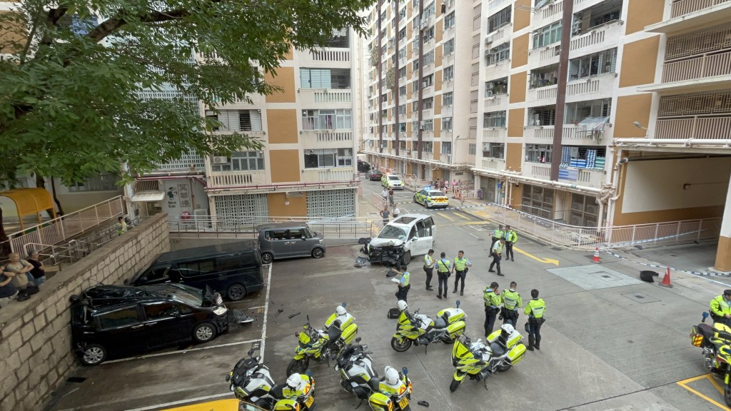 現場為馬頭圍邨停車場出入口。